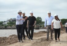 Rodríguez Larreta recorrió la obra de la segunda etapa del Parque del Vega