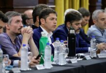 Kicillof se reunió con legisladores nacionales, sindicalistas, intendentes y referentes de Unión por la Patria