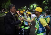 Jorge Macri supervisó los controles de alcoholemia en la previa de Año Nuevo junto a familiares de víctimas de accidentes de tránsito