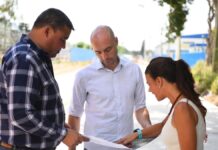 Avanza la construcción de nuevos accesos a Panamericana y la repavimentación de la calle Victoria