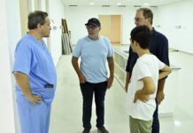 Julio Zamora monitoreó la obra del nuevo Centro de Medicina Cardiovascular y de Hemodinamia en Tigre Centro