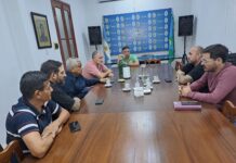 El intendente Mauro Poletti recibió jefes comunales de la región