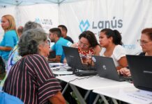 Se realizó un nuevo operativo territorial “Lanús Tu Gobierno” en Lanús Oeste