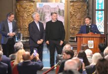 Kicillof y Alak visitaron el edificio reconstruido de la Escuela Secundaria Nº 22