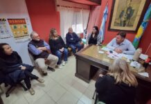 El intendente Román Bouvier visitó Rafael Obligado y se reunió con vecinos