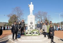 Una multitud de vecinos y vecinas festejaron el 114° aniversario del distrito