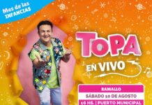 Con el show de “Topa”, el municipio festeja el Día del Niño
