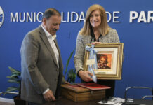 La intendenta Romero recibió al gobernador de La Rioja, Ricardo Quintela