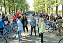 Leo Nardini entregó más bicicletas del programa “Escuelas sobre Ruedas”
