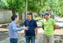 Leo Nardini inauguró una obra clave en la ciudad de Tortuguitas
