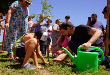 Fernando Moreira inauguró la nueva Plaza de las Infancias en Villa Lynch