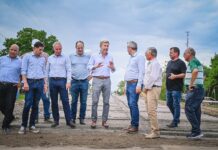 Frigerio garantizó que se continuarán licitando y adjudicando obras en las rutas provinciales