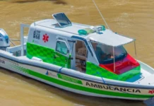 Juan Andreotti presentó una Lancha Ambulancia para reforzar los Hospitales de Islas del distrito