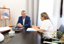 Gustavo Hein y la diputada Bentos se reunieron para impulsar leyes que garanticen los derechos de las personas con discapacidad