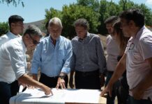 Con la presencia de Alak y Katopodis, avanzan obras de infraestructura clave en la ciudad