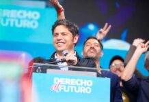 El gobernador Axel Kicillof lanzó el “Movimiento Derecho al Futuro”