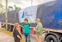 El Municipio de San Fernando envió dos camiones con ayuda para Bahía Blanca