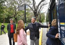 Jorge Macri en el primer día de los buses eléctricos: “Trajimos la última tecnología del mundo para movernos mejor”