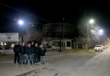 Avanza el recambio de luminarias LED, nuevas cuadras iluminadas en el Barrio Sur de la ciudad