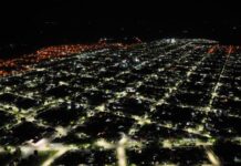 El Municipio avanza con la colocación de luminarias led en América