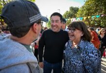 Leo Nardini inauguró más obras claves para la conectividad en Grand Bourg