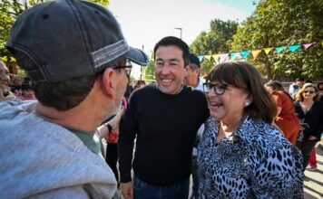 Leo Nardini inauguró más obras claves para la conectividad en Grand Bourg