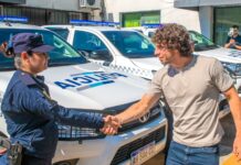 Juan Andreotti y autoridades de Policía supervisaron 8 nuevas patrullas para el distrito