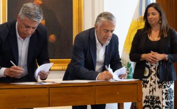 El Gobierno firmó con Tupungato el convenio específico para ejecutar tres obras de agua potable con Fondos del Resarcimiento