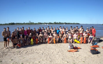 Se realizó en Paraná la reválida anual de guardavidas