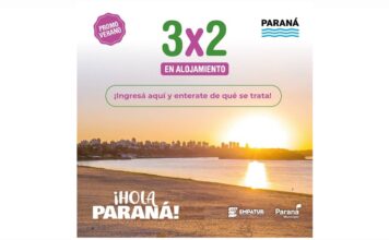 Hola Paraná: promoción 3×2 en alojamientos para escapadas de verano