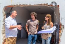 Juan Andreotti recorrió obras de las 7 escuelas que renueva el municipio