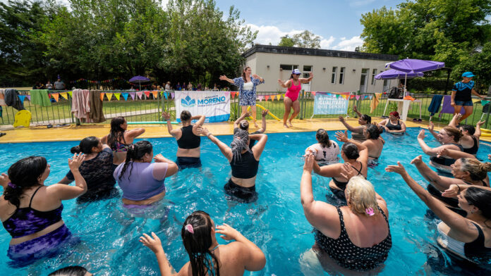 Mariel Fernández recorrió las colonias municipales de verano en Moreno