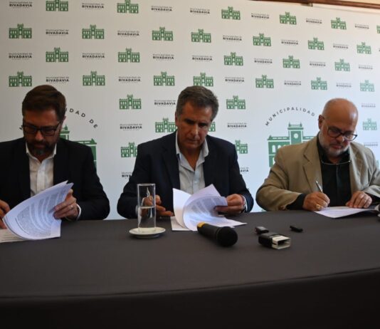 El Municipio firmó con EDEN y la Cooperativa convenio para la obra de ampliación de la Subestación Eléctrica de América