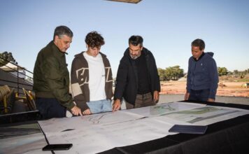 El sueño de la F1 en la Ciudad: Jorge Macri y Franco Colapinto recorrieron las obras del nuevo Autódromo