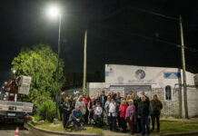 El plan Paraná 100% LED sigue modernizando el sistema de alumbrado público de nuevos barrios