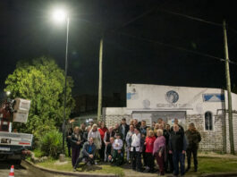 El plan Paraná 100% LED sigue modernizando el sistema de alumbrado público de nuevos barrios