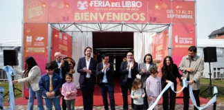 Nardini inauguró la séptima edición de la Feria del Libro del distrito